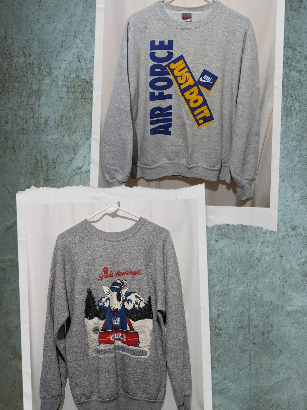 Vintage 80s Spuds & Nike Sweatshirts